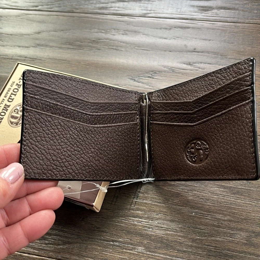 3D Belt Co. Top grain all leather interiors bifold money clip slim fit,western